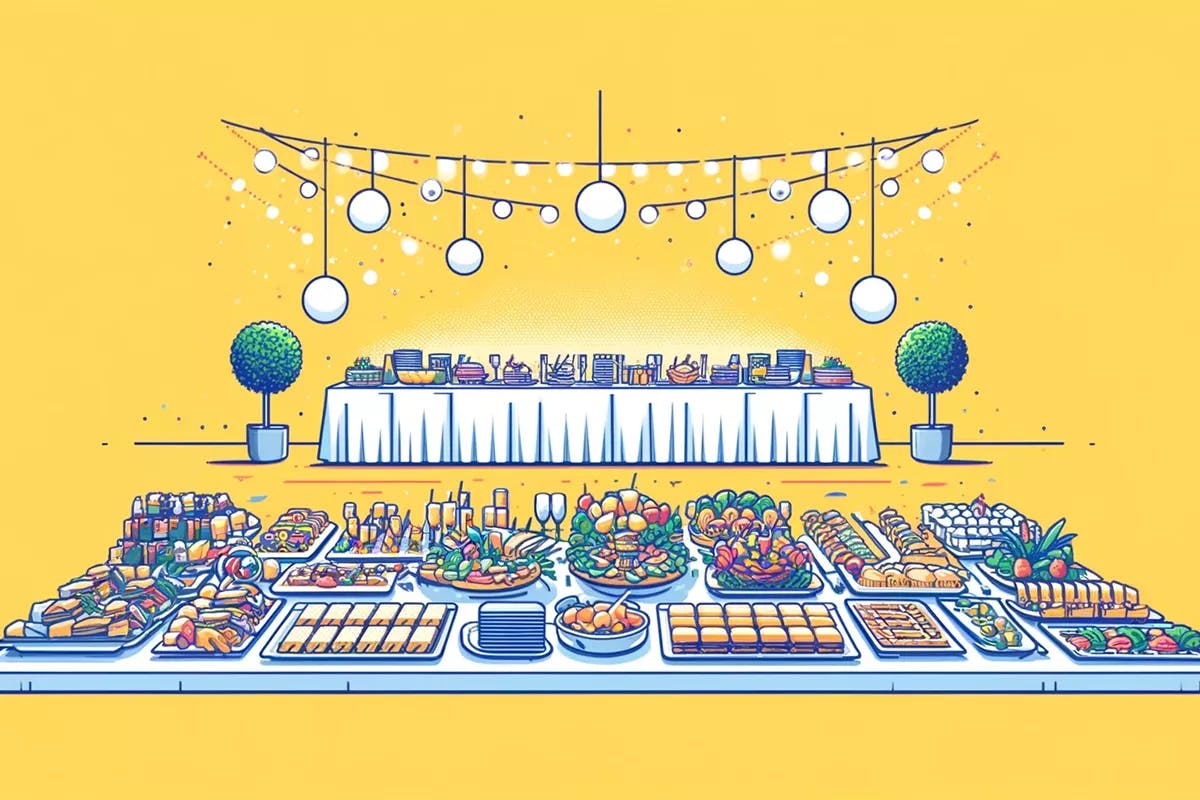how to cater for 100 guests on a budget