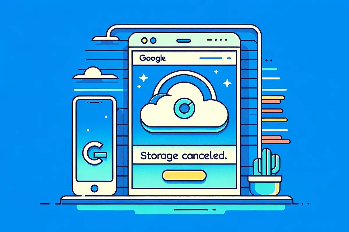 how to cancel google storage