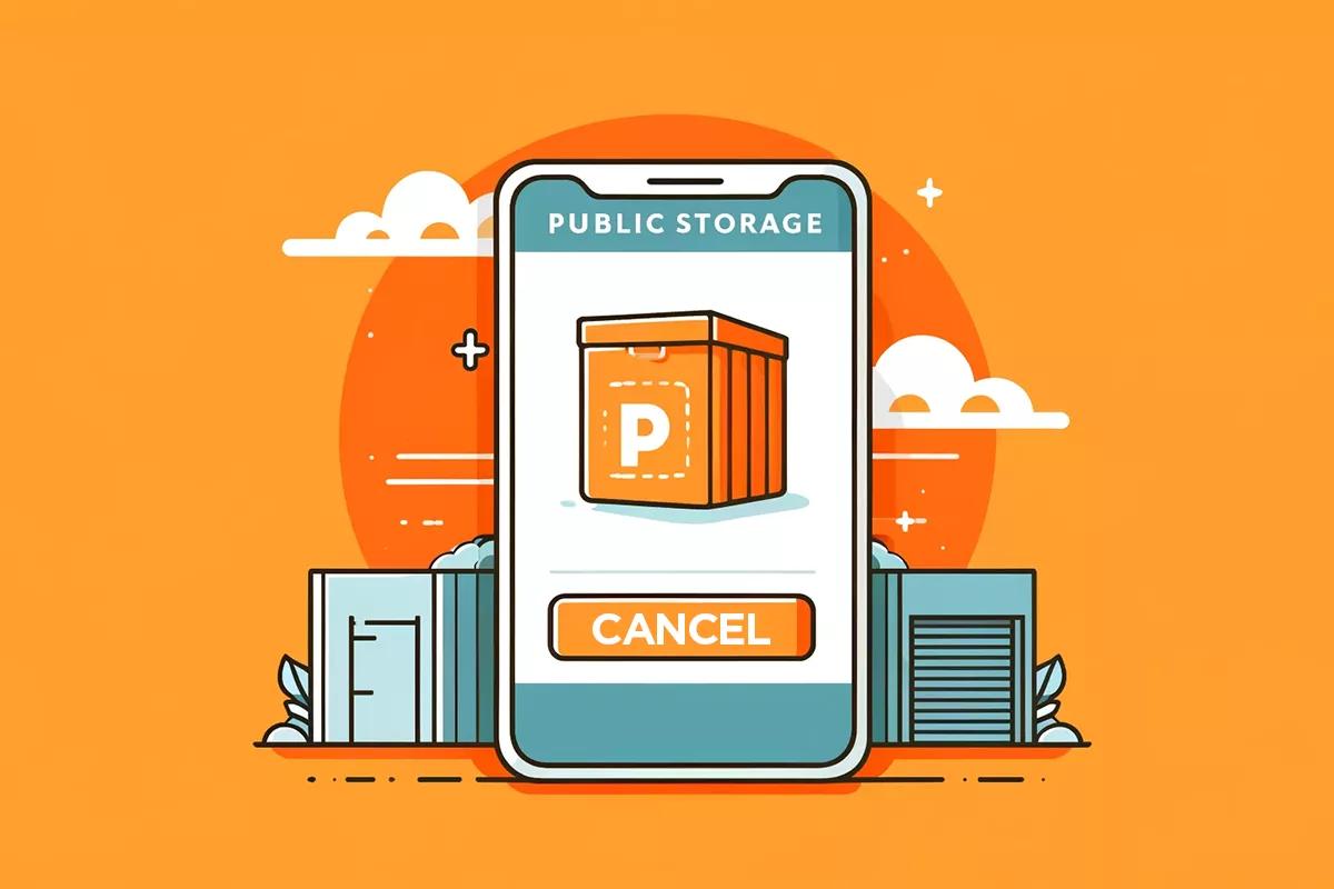 how to cancel public storage