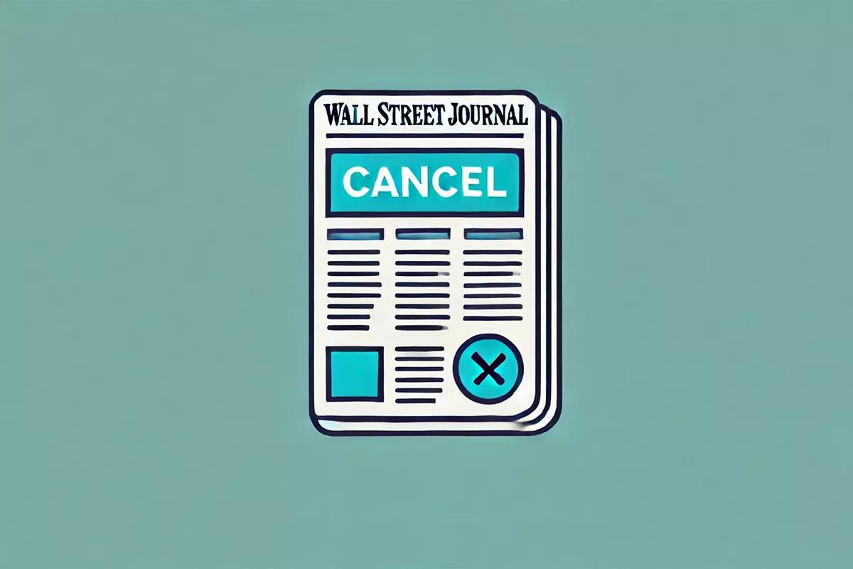 cancel wall street journal