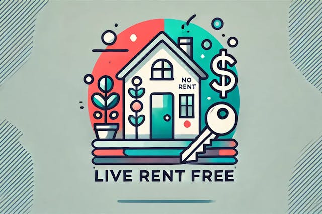 how to live rent free